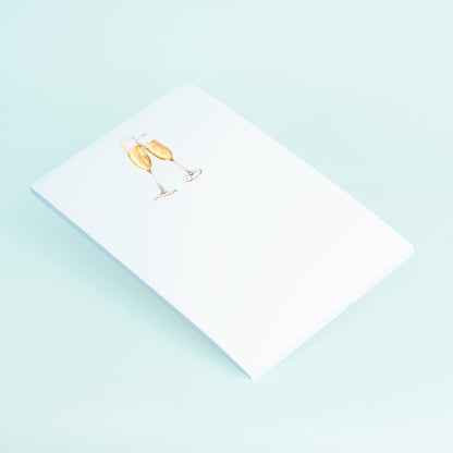 Champagne Clink Notepad