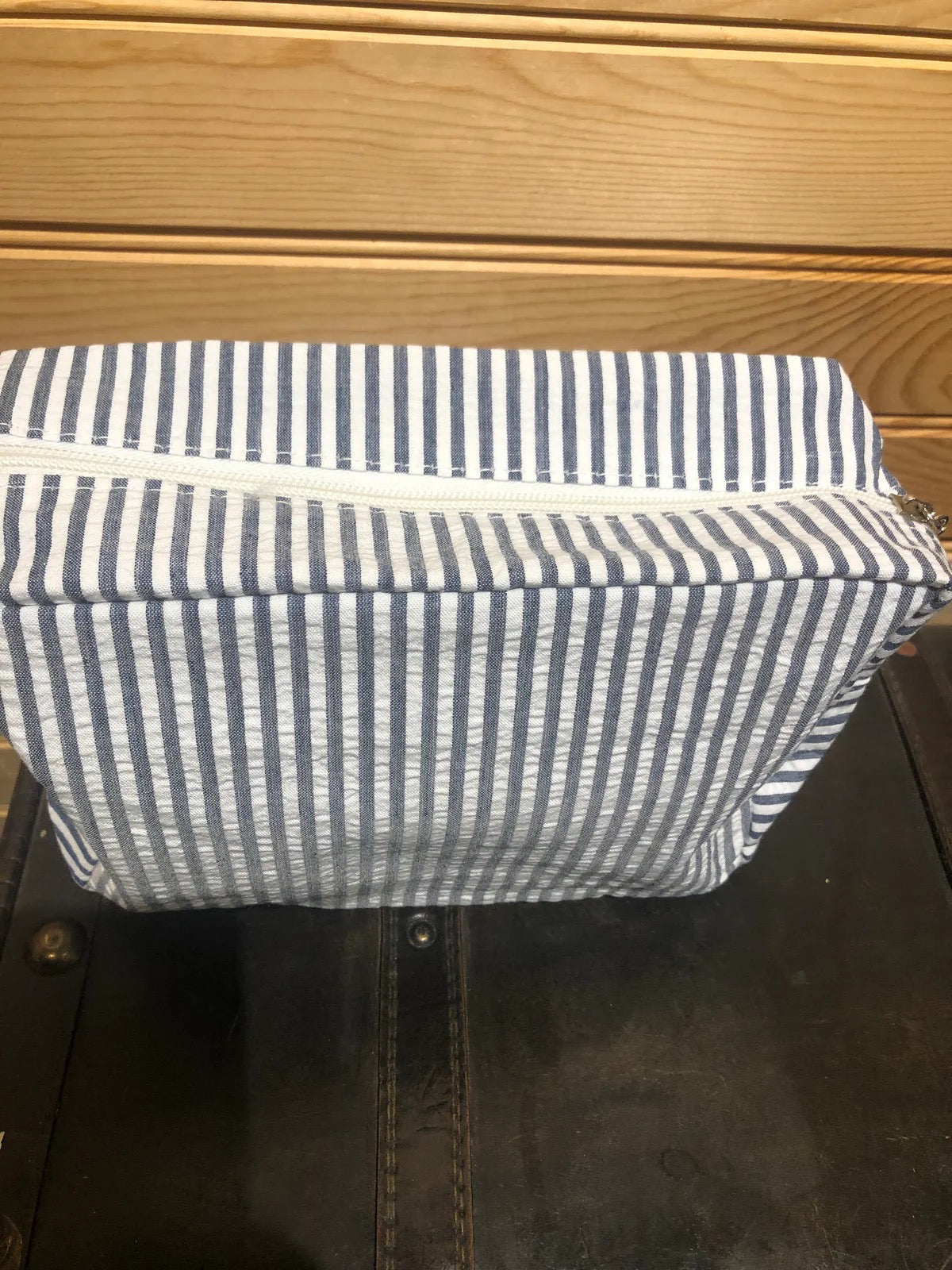 Seersucker Makeup Bags